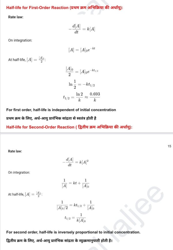 Chemical Kinetics – Class 12 Chemistry  Lesson 4 PDF Notes - Image 4